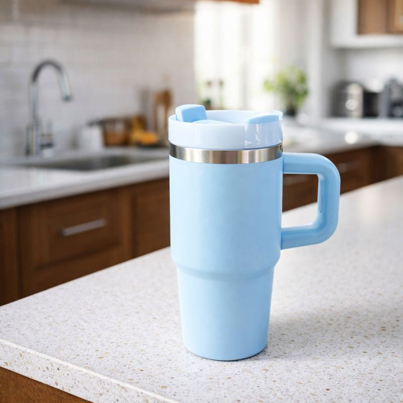 Uroczy Kubek Termiczny 410ml – Izolowany Termos na Gorące i Zimne Napoje