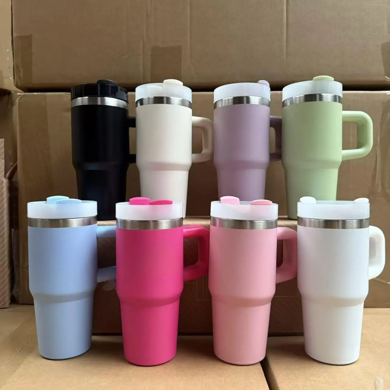 Uroczy Kubek Termiczny 410ml – Izolowany Termos na Gorące i Zimne Napoje