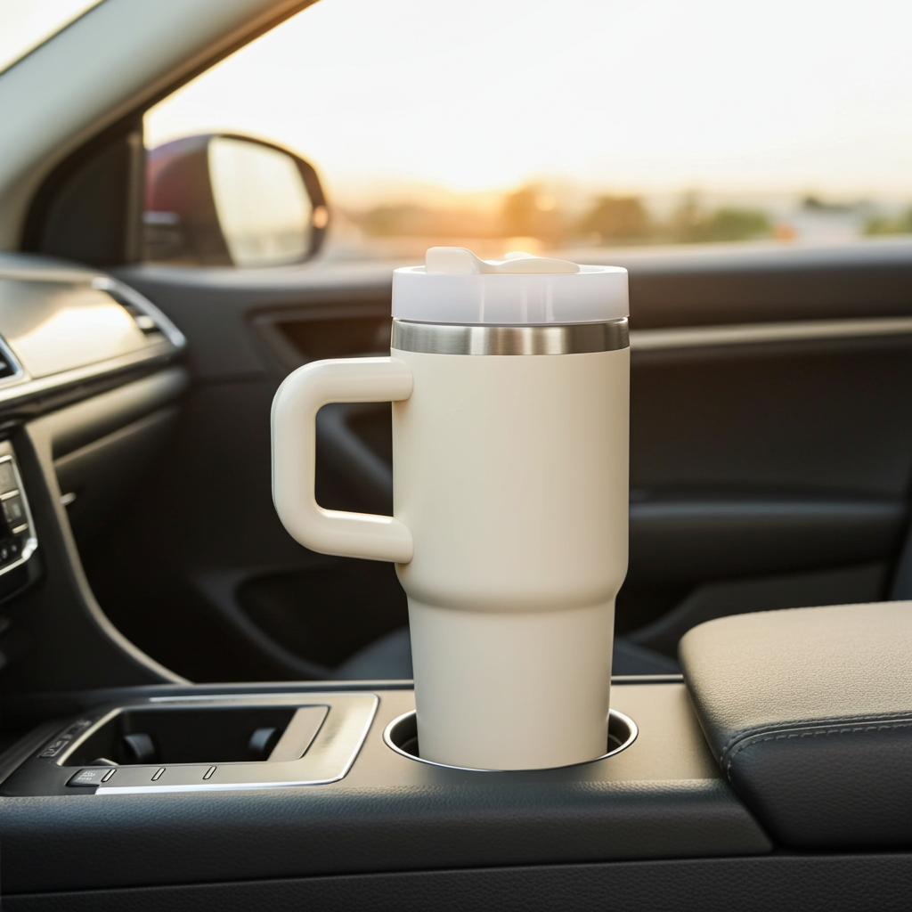 Uroczy Kubek Termiczny 410ml – Izolowany Termos na Gorące i Zimne Napoje