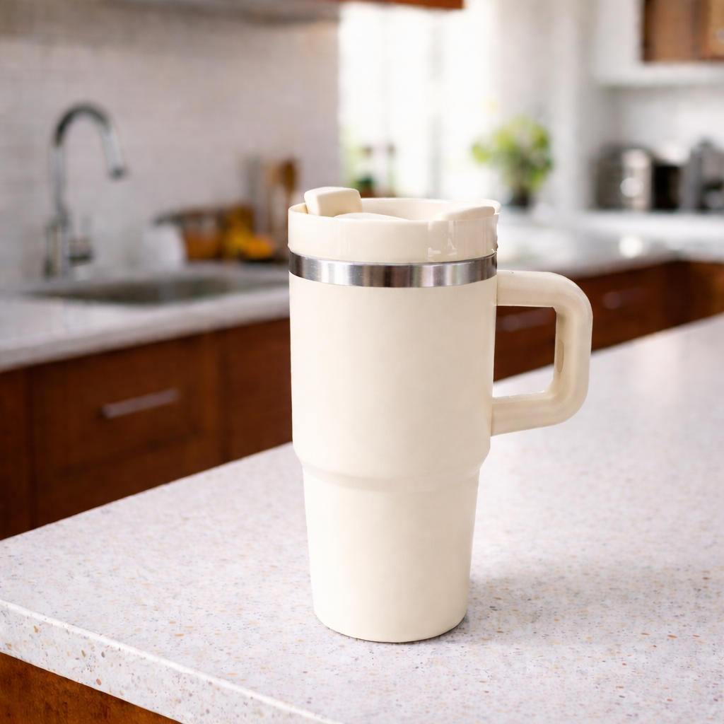 Uroczy Kubek Termiczny 410ml – Izolowany Termos na Gorące i Zimne Napoje