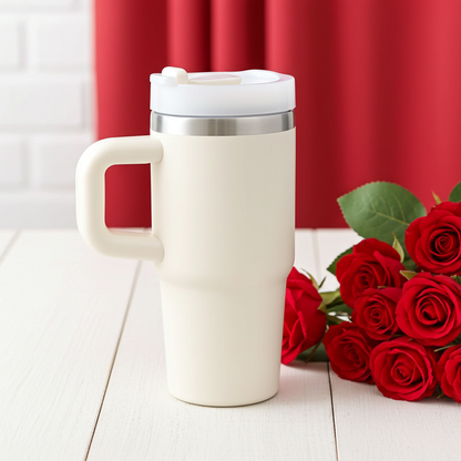 Uroczy Kubek Termiczny 410ml – Izolowany Termos na Gorące i Zimne Napoje